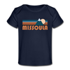 Missoula, Montana Baby T-Shirt - Organic Retro Mountain Missoula Infant T-Shirt