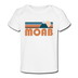 Moab, Utah Baby T-Shirt - Organic Retro Mountain Moab Infant T-Shirt - white