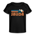 Salida, Colorado Baby T-Shirt - Organic Retro Mountain Salida Infant T-Shirt - black