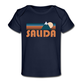 Salida, Colorado Baby T-Shirt - Organic Retro Mountain Salida Infant T-Shirt