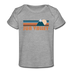 Sun Valley, Idaho Baby T-Shirt - Organic Retro Mountain Sun Valley Infant T-Shirt - heather gray