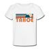 Tahoe, California Baby T-Shirt - Organic Retro Mountain Tahoe Infant T-Shirt - white