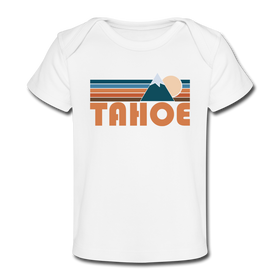 Tahoe, California Baby T-Shirt - Organic Retro Mountain Tahoe Infant T-Shirt