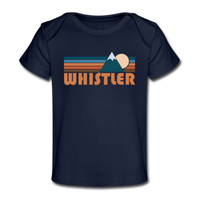 Whistler, Canada Baby T-Shirt - Organic Retro Mountain Whistler Infant T-Shirt