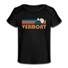 Vermont Baby T-Shirt - Organic Retro Mountain Vermont Infant T-Shirt