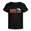 Winter Park, Colorado Baby T-Shirt - Organic Retro Mountain Winter Park Infant T-Shirt - black