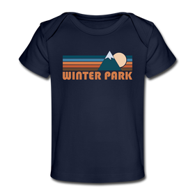 Winter Park, Colorado Baby T-Shirt - Organic Retro Mountain Winter Park Infant T-Shirt