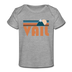 Vail, Colorado Baby T-Shirt - Organic Retro Mountain Vail Infant T-Shirt - heather gray