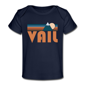 Vail, Colorado Baby T-Shirt - Organic Retro Mountain Vail Infant T-Shirt