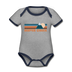 Beaver Creek, Colorado Baby Bodysuit - Organic Retro Mountain Beaver Creek Baby Bodysuit - heather gray/navy