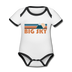 Big Sky, Montana Baby Bodysuit - Organic Retro Mountain Big Sky Baby Bodysuit - white/black