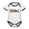 Breckenridge, Colorado Baby Bodysuit - Organic Retro Mountain Breckenridge Baby Bodysuit