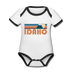 Idaho Baby Bodysuit - Organic Retro Mountain Idaho Baby Bodysuit - white/black