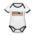 Montana Baby Bodysuit - Organic Retro Mountain Montana Baby Bodysuit - white/black