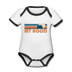 Mount Hood, Oregon Baby Bodysuit - Organic Retro Mountain Mount Hood Baby Bodysuit - white/black