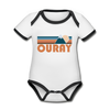Ouray, Colorado Baby Bodysuit - Organic Retro Mountain Ouray Baby Bodysuit