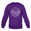 Alabama Sweatshirt - State Design Alabama Crewneck Sweatshirt - purple