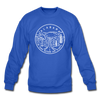 Alabama Sweatshirt - State Design Alabama Crewneck Sweatshirt - royal blue