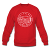 Alabama Sweatshirt - State Design Alabama Crewneck Sweatshirt - red