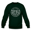 Arizona Sweatshirt - State Design Arizona Crewneck Sweatshirt - forest green