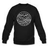 Alaska Sweatshirt - State Design Alaska Crewneck Sweatshirt - black