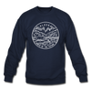Alaska Sweatshirt - State Design Alaska Crewneck Sweatshirt - navy