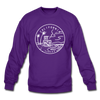 California Sweatshirt - State Design California Crewneck Sweatshirt - purple