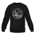 California Sweatshirt - State Design California Crewneck Sweatshirt - black