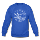 California Sweatshirt - State Design California Crewneck Sweatshirt - royal blue