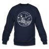 California Sweatshirt - State Design California Crewneck Sweatshirt - navy