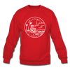 California Sweatshirt - State Design California Crewneck Sweatshirt - red