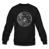 Arkansas Sweatshirt - State Design Arkansas Crewneck Sweatshirt - black