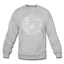 Arkansas Sweatshirt - State Design Arkansas Crewneck Sweatshirt - heather gray