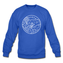 Arkansas Sweatshirt - State Design Arkansas Crewneck Sweatshirt - royal blue