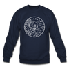 Arkansas Sweatshirt - State Design Arkansas Crewneck Sweatshirt - navy