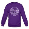 Florida Sweatshirt - State Design Florida Crewneck Sweatshirt - purple
