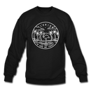 Florida Sweatshirt - State Design Florida Crewneck Sweatshirt - black