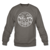Florida Sweatshirt - State Design Florida Crewneck Sweatshirt - asphalt gray