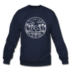 Florida Sweatshirt - State Design Florida Crewneck Sweatshirt - navy