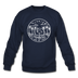 Florida Sweatshirt - State Design Florida Crewneck Sweatshirt - navy