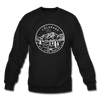 Colorado Sweatshirt - State Design Colorado Crewneck Sweatshirt - black