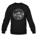 Colorado Sweatshirt - State Design Colorado Crewneck Sweatshirt - black