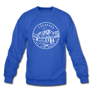 Colorado Sweatshirt - State Design Colorado Crewneck Sweatshirt - royal blue