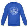 Colorado Sweatshirt - State Design Colorado Crewneck Sweatshirt - royal blue