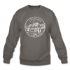 Colorado Sweatshirt - State Design Colorado Crewneck Sweatshirt - asphalt gray