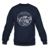 Colorado Sweatshirt - State Design Colorado Crewneck Sweatshirt - navy