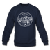 Colorado Sweatshirt - State Design Colorado Crewneck Sweatshirt - navy