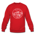Colorado Sweatshirt - State Design Colorado Crewneck Sweatshirt - red