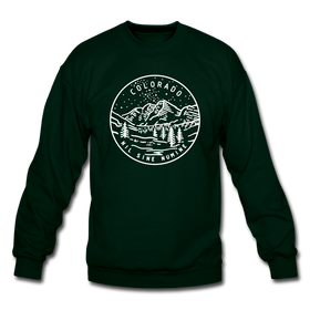 Colorado Sweatshirt - State Design Colorado Crewneck Sweatshirt