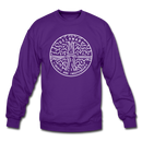 Delaware Sweatshirt - State Design Delaware Crewneck Sweatshirt - purple